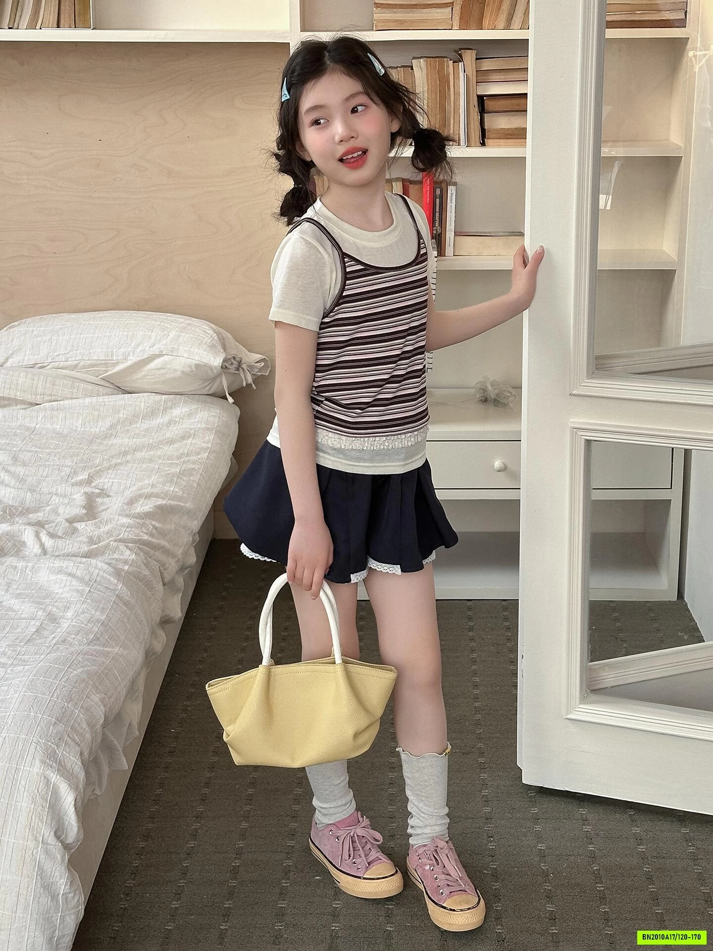 SÉT ÁO 2 DÂY MIX QUẦN VÁY SZ ĐẠI