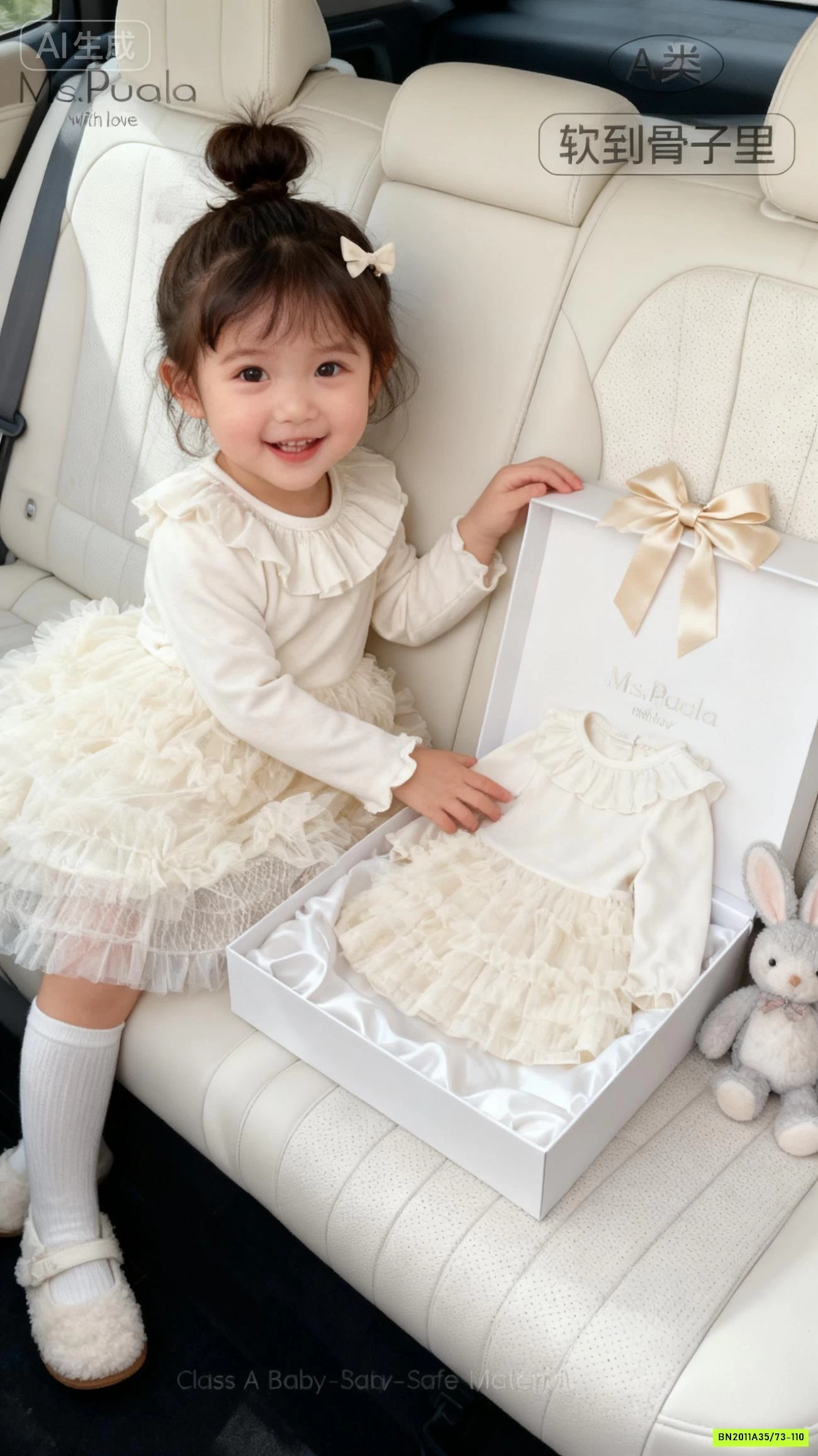 ĐẦM TUTU CỔ REN SZ NHÍ