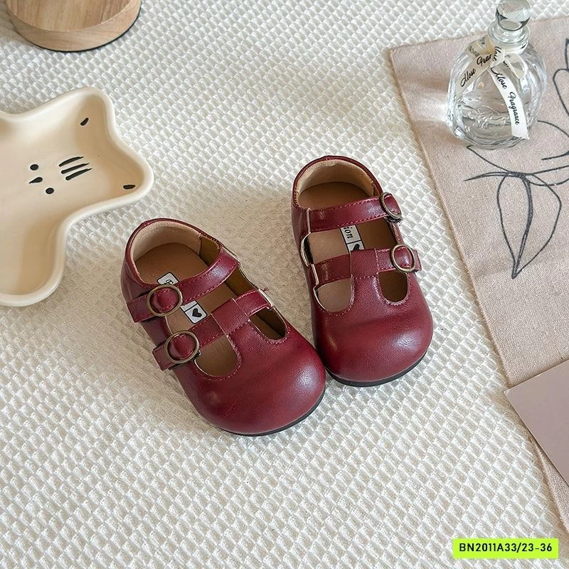 GIÀY DA PU QUAI NGANG VINTAGE