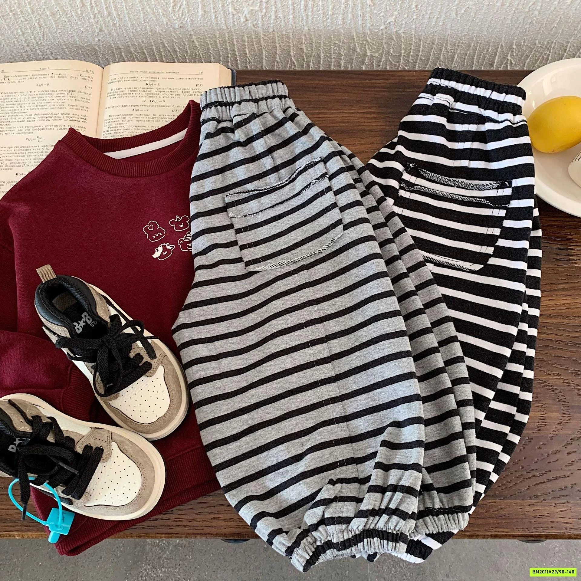 QUẦN COTTON BOM KẺ