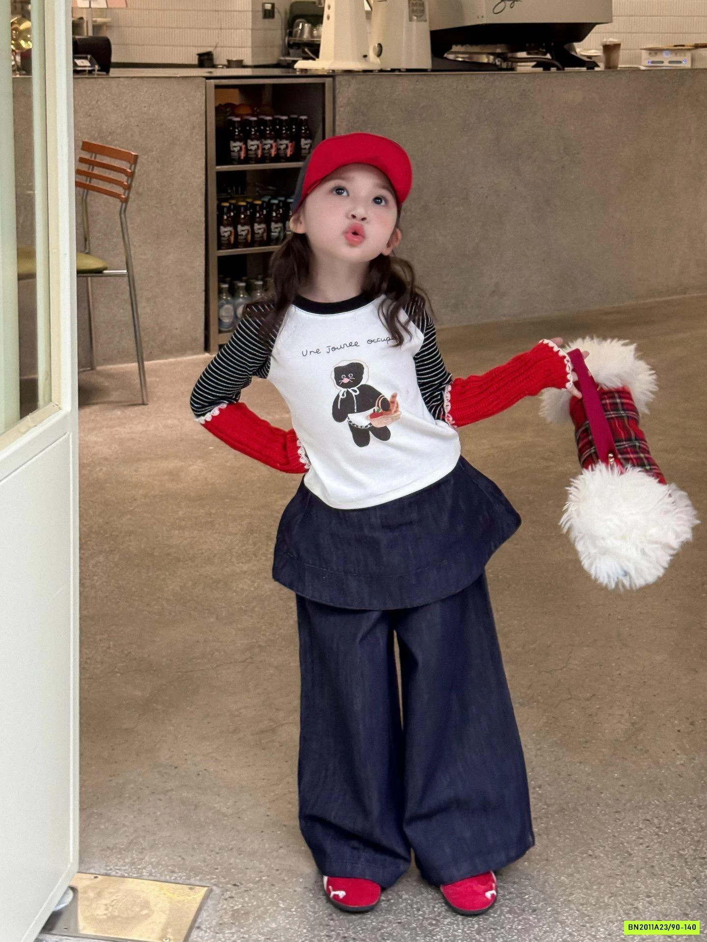 ÁO MICKEY PHỐI MÀU MIX DENIM SUÔNG