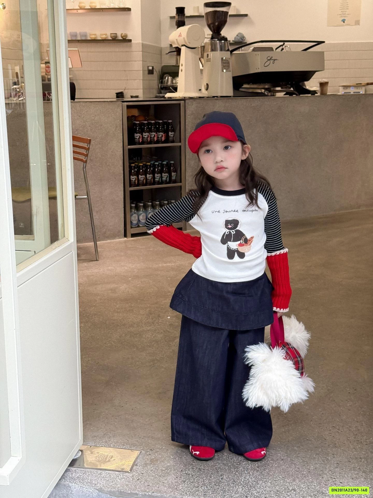 ÁO MICKEY PHỐI MÀU MIX DENIM SUÔNG