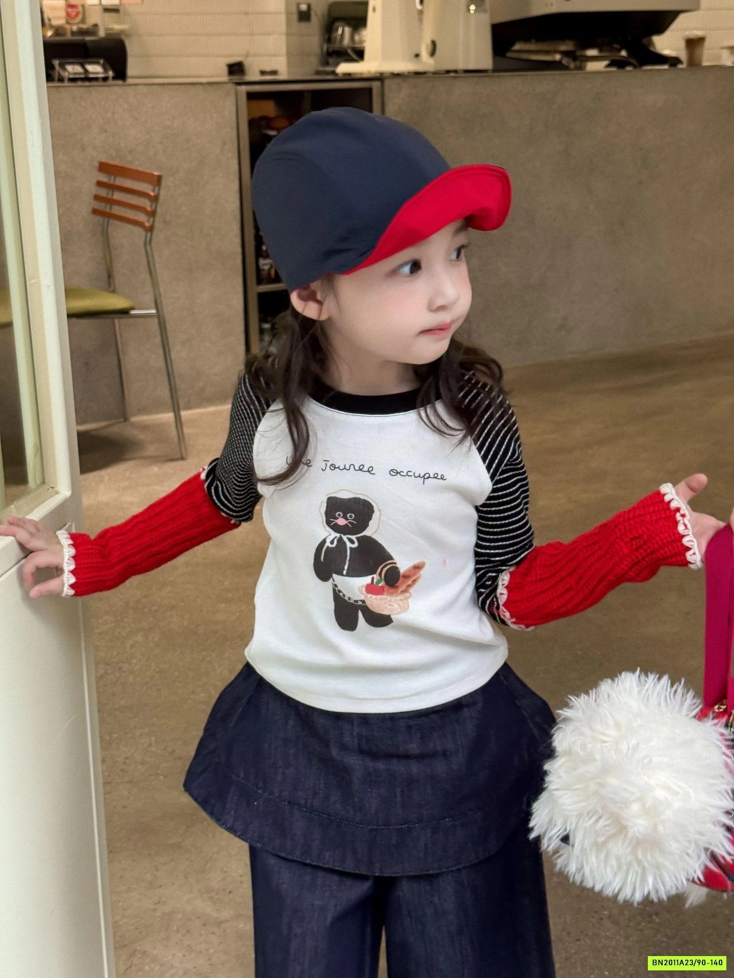 ÁO MICKEY PHỐI MÀU MIX DENIM SUÔNG