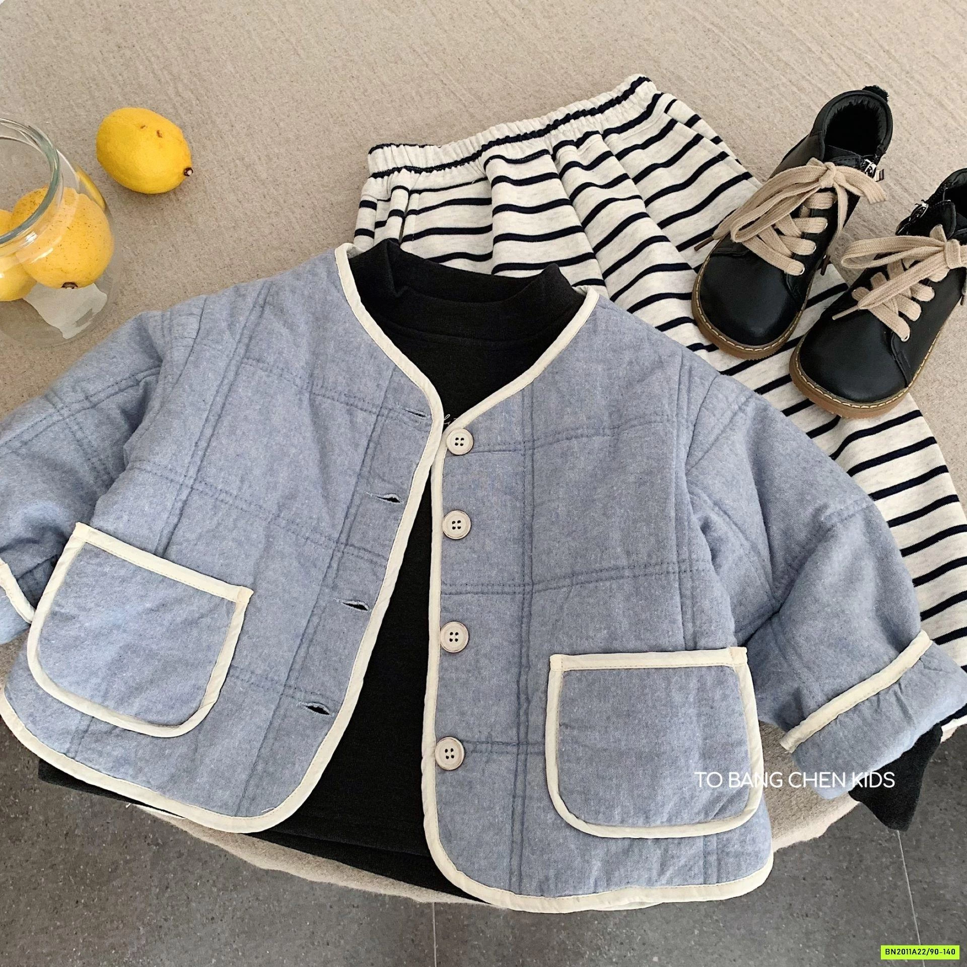 BOMBER NỈ TRẦN TRÁM XANH