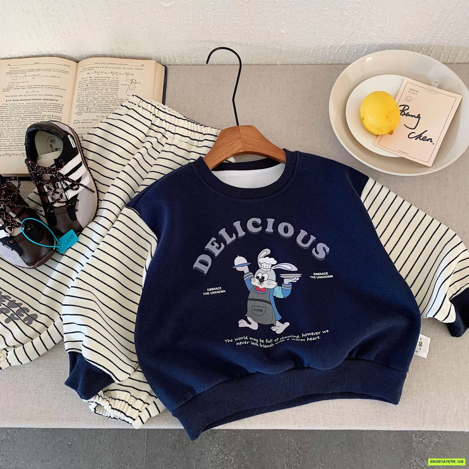 BỘ NỈ THỎ PHỐI KẺ