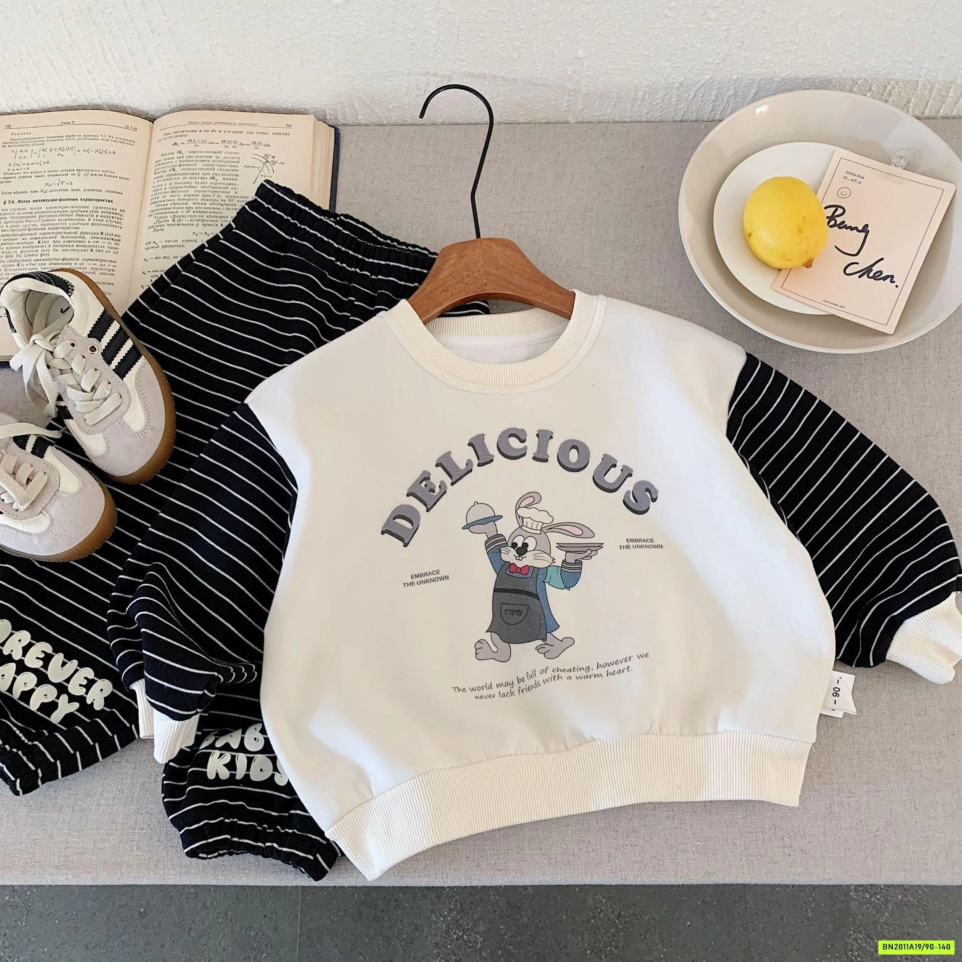 BỘ NỈ THỎ PHỐI KẺ