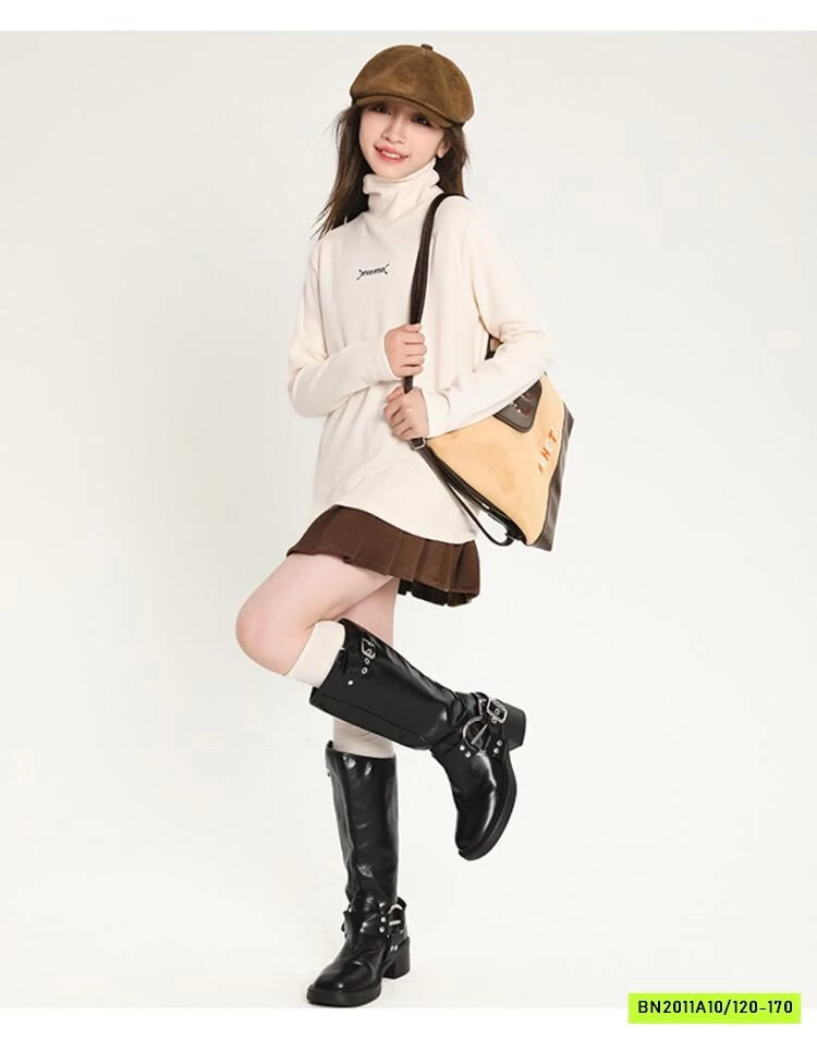 ÁO GIỮ NHIỆT CỔ LỌ BÉ GÁI SZ ĐẠI