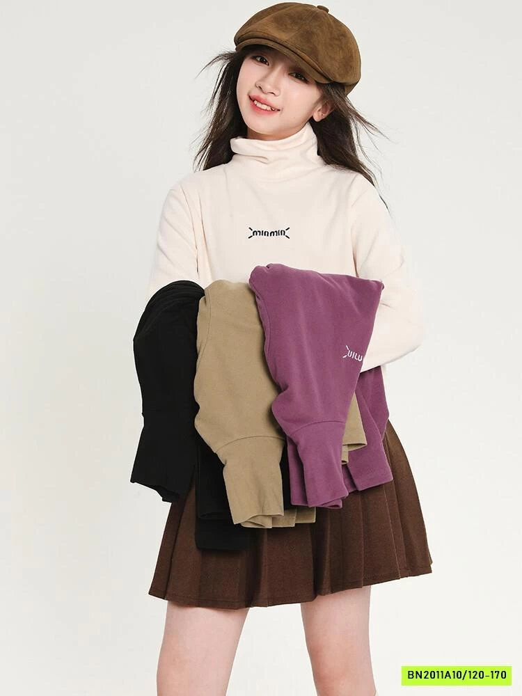 ÁO GIỮ NHIỆT CỔ LỌ BÉ GÁI SZ ĐẠI