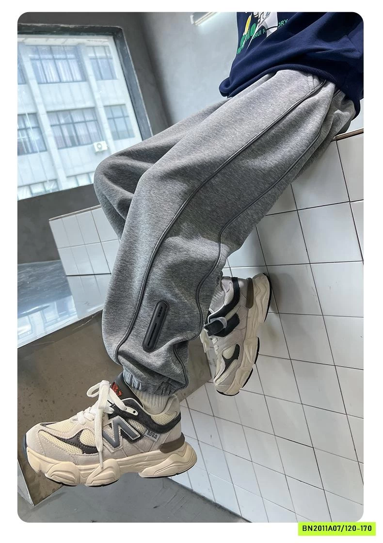 QUẦN NỈ BO GẤU SỌC BÊN