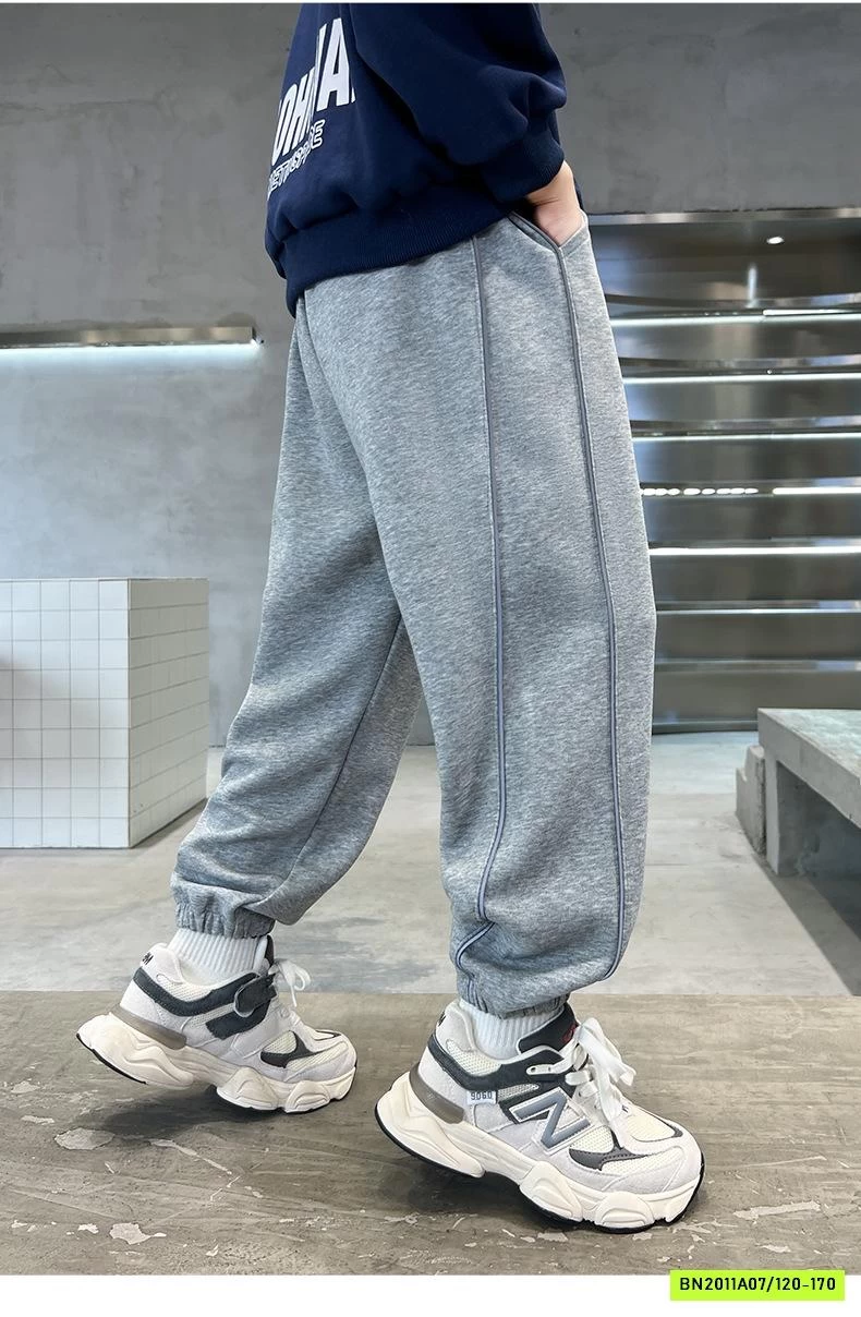 QUẦN NỈ BO GẤU SỌC BÊN