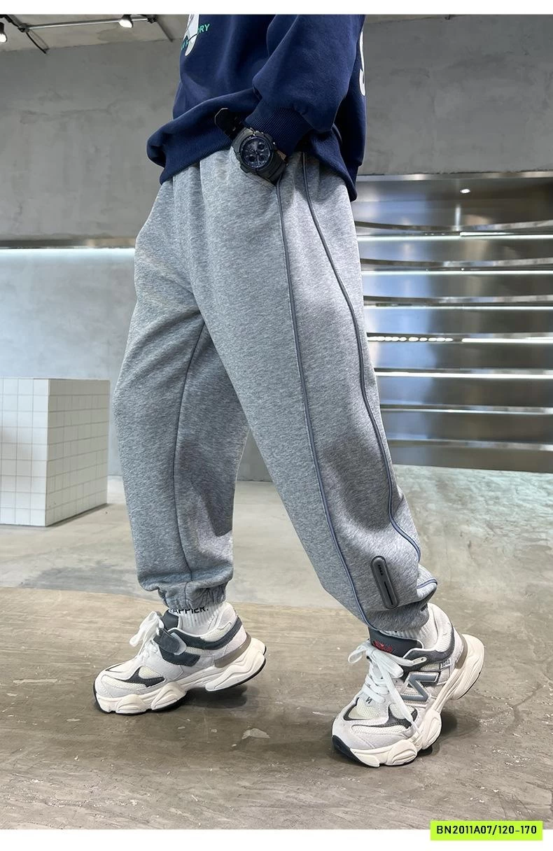 QUẦN NỈ BO GẤU SỌC BÊN