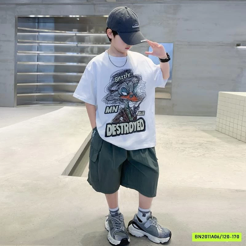 ÁO THUN VỊT MIX SHORT GIÓ SZ ĐẠI