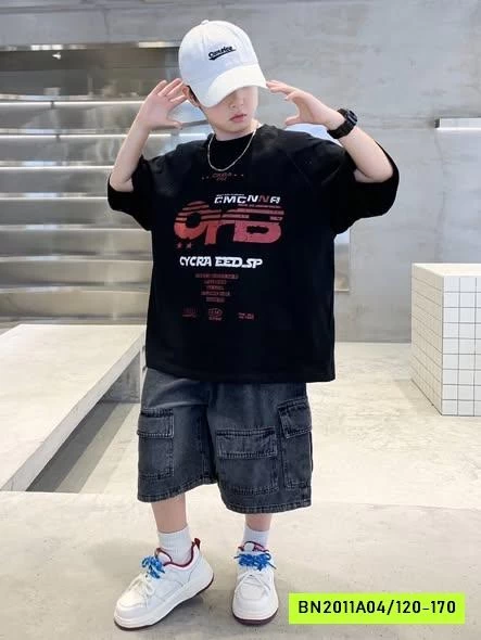 ÁO THUN CHỮ MIX SHORT TÚI HỘP SZ ĐẠI