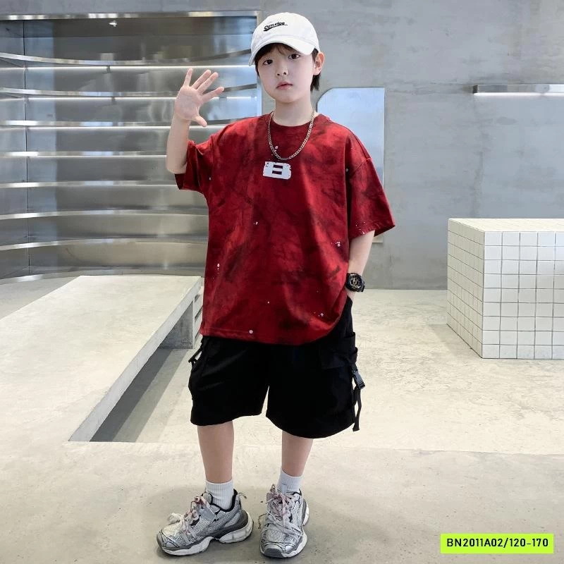 ÁO ĐỎ MIX SHORT TÚI HỘP SZ ĐẠI