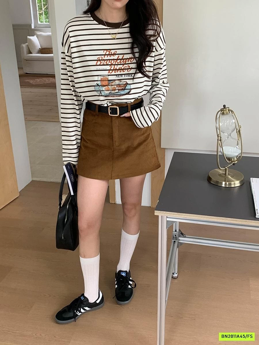 ÁO THUN KẺ IN HÌNH 3TH MORNING