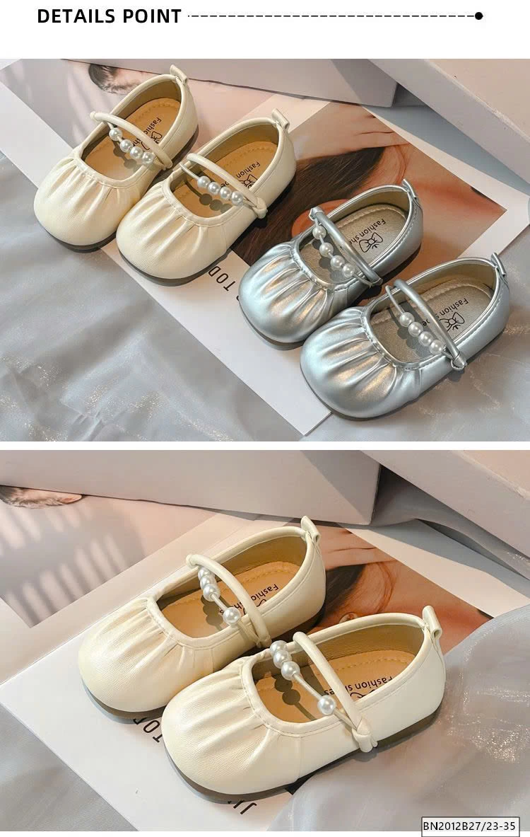 GIÀY BÚP BÊ QUAI ĐÍNH NGỌC BG