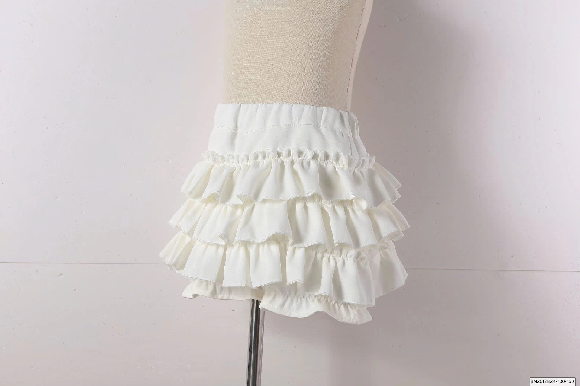 CHÂN VÁY TẦNG BÈO 3 LỚP