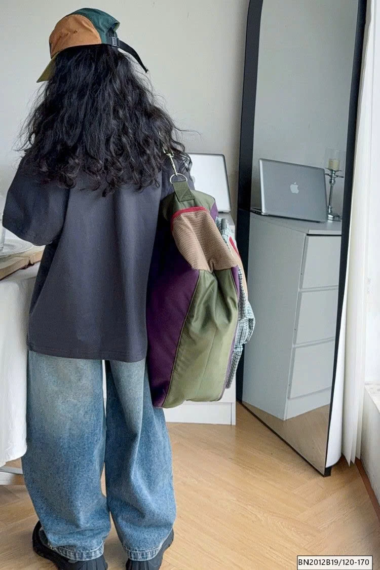 SÉT ÁO THUN CÔ GÁI TAY NỐI MIX QUẦN JEAN RÁCH GỐI