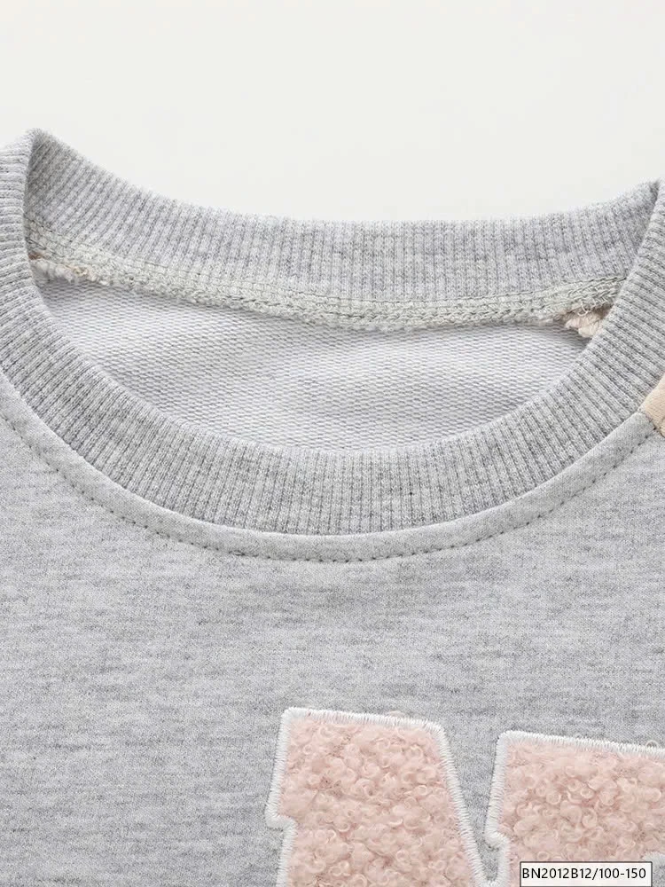 SÉT NỈ XÁM PHỐI MÀU TAY MALWEE