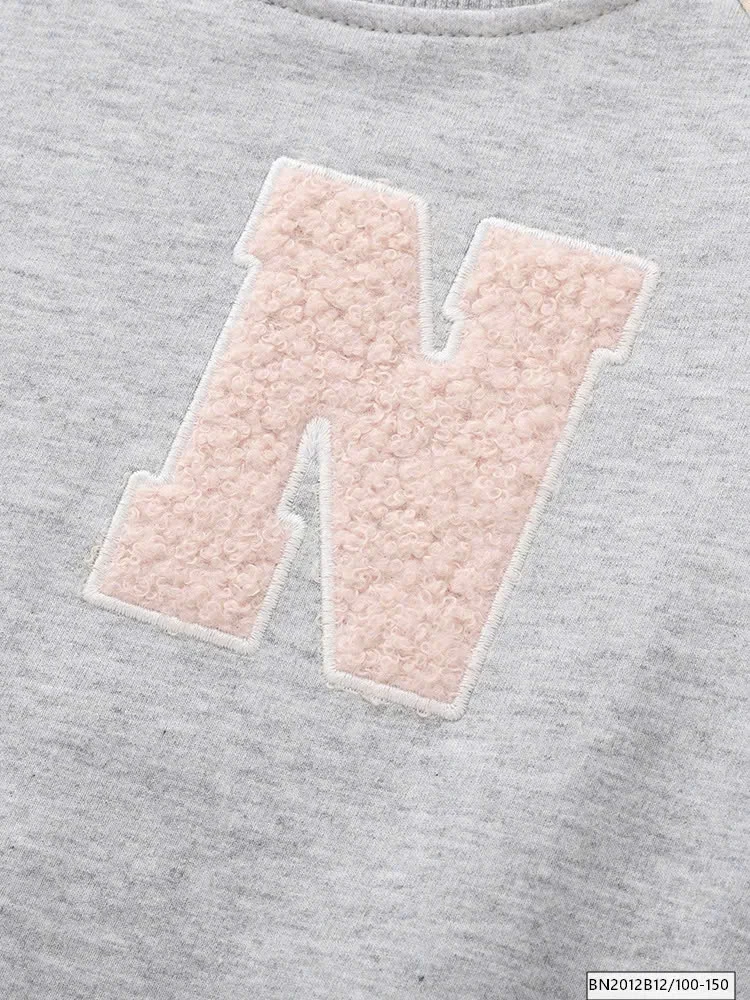 SÉT NỈ XÁM PHỐI MÀU TAY MALWEE