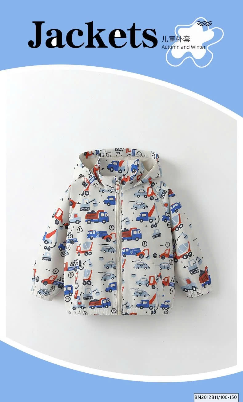 ÁO KHOÁC GIÓ 2 LỚP HÌNH OTO MALWEE