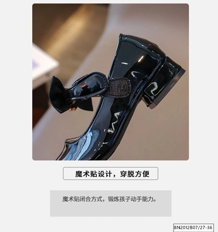 GIÀY BÚP BÊ DA BÓNG QUAI THẮT NƠ