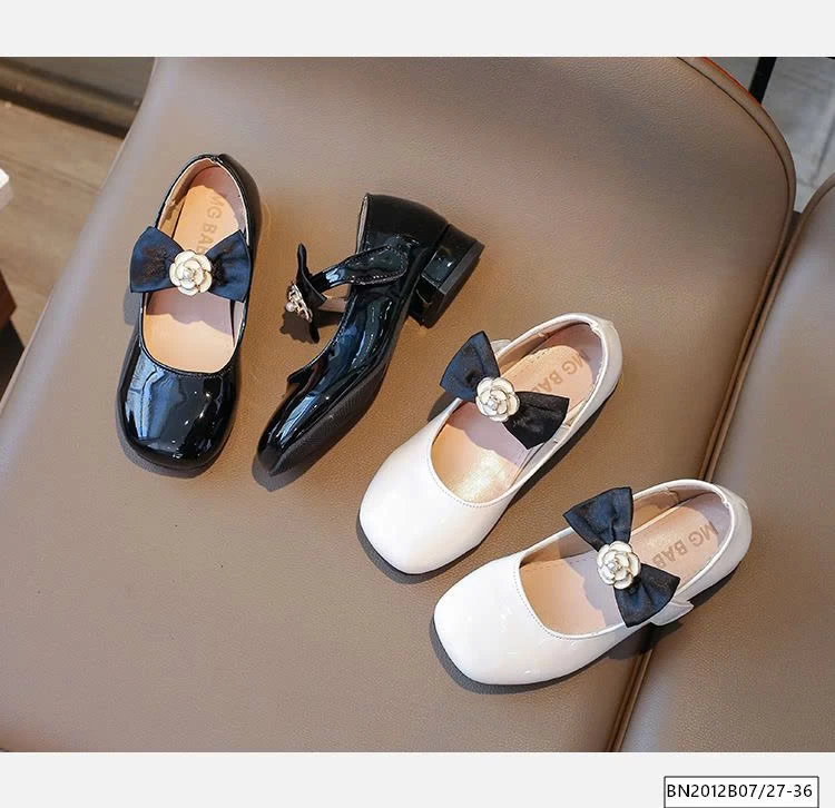 GIÀY BÚP BÊ DA BÓNG QUAI THẮT NƠ