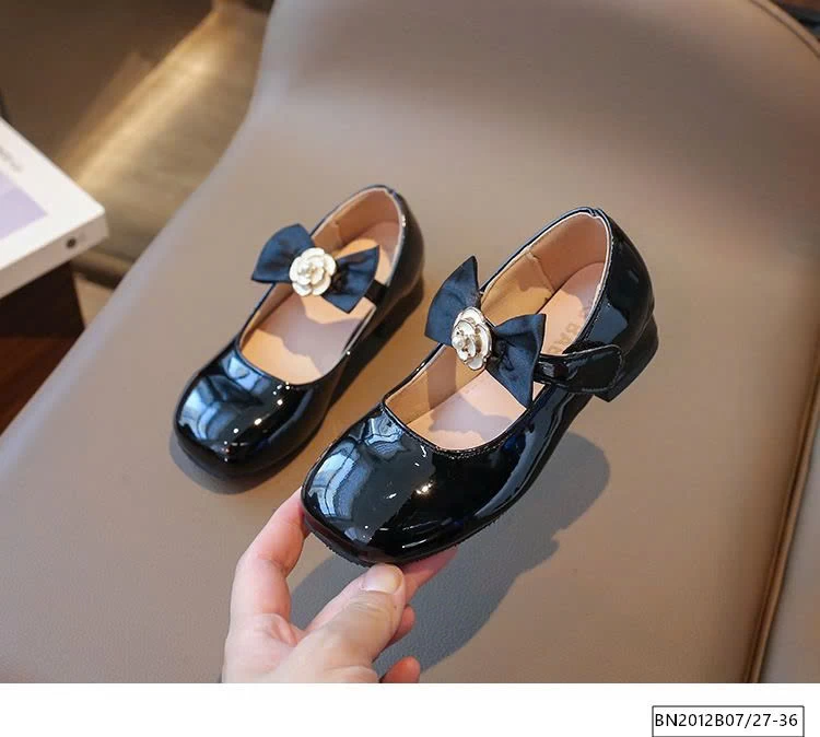 GIÀY BÚP BÊ DA BÓNG QUAI THẮT NƠ