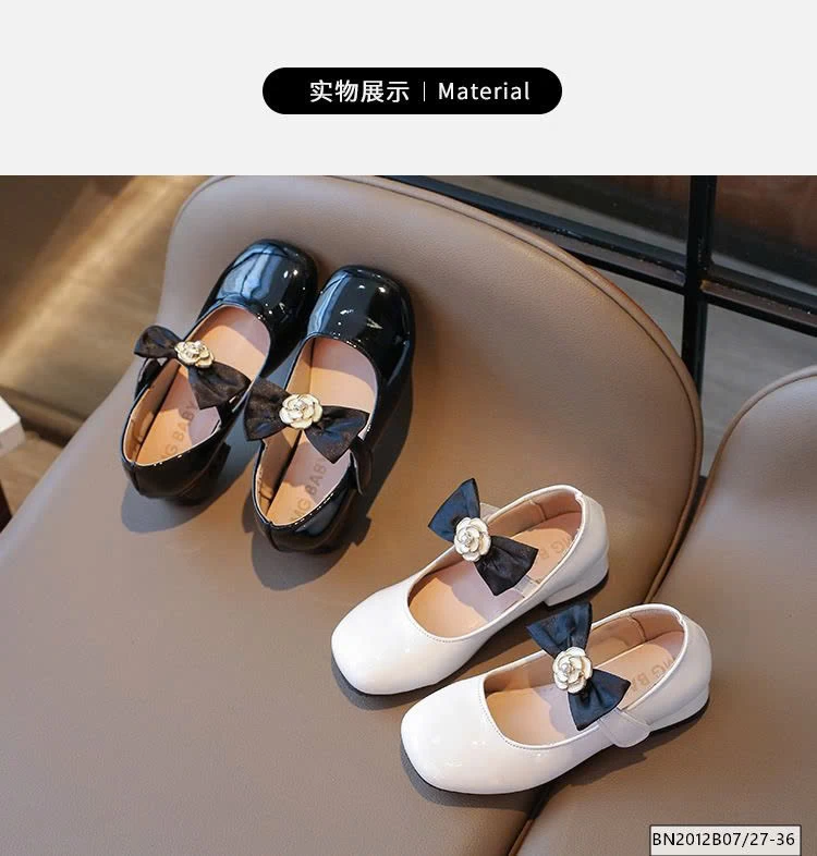 GIÀY BÚP BÊ DA BÓNG QUAI THẮT NƠ