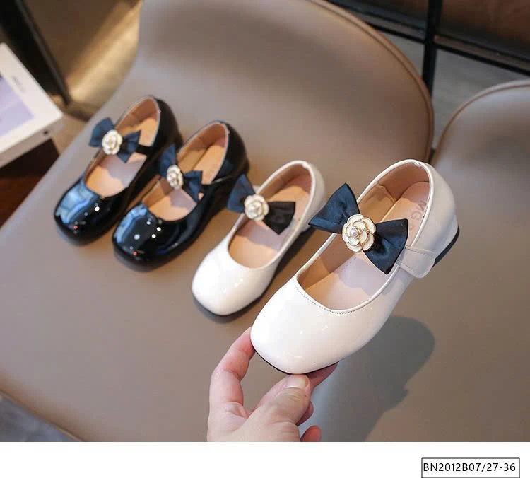 GIÀY BÚP BÊ DA BÓNG QUAI THẮT NƠ