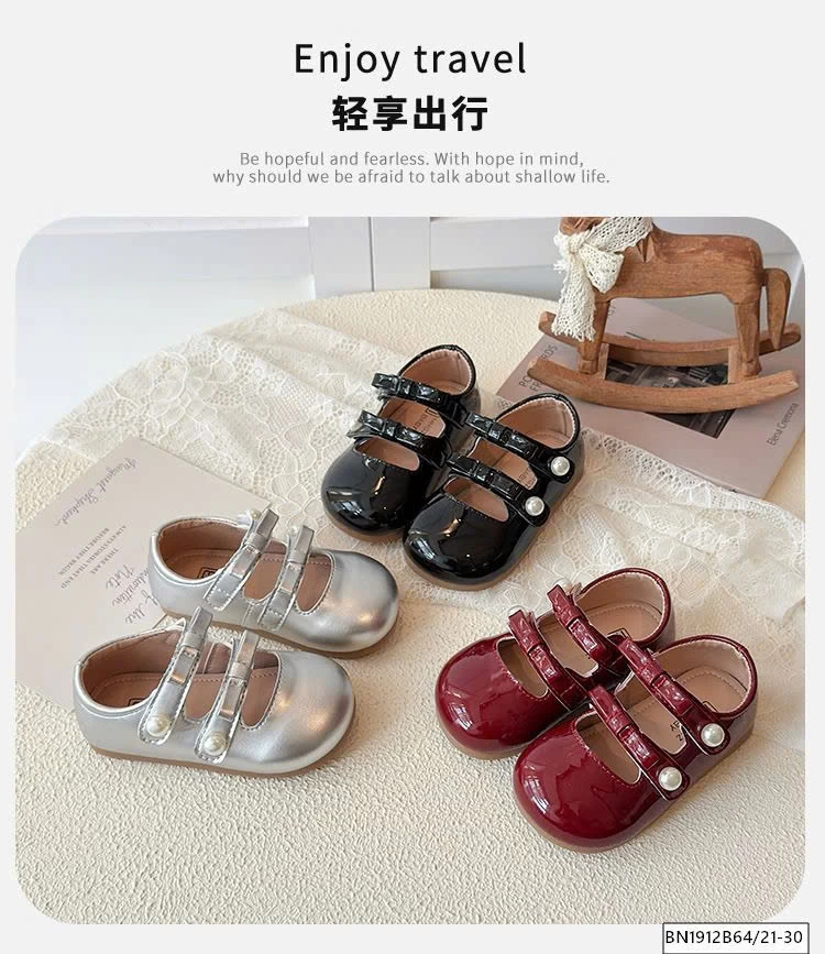 GIÀY BÚP BÊ DA BÓNG 2 QUAI