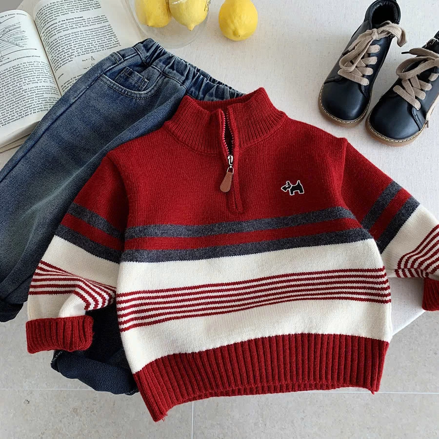 ÁO LEN KẺ NGÀNG DIỆN TẾT