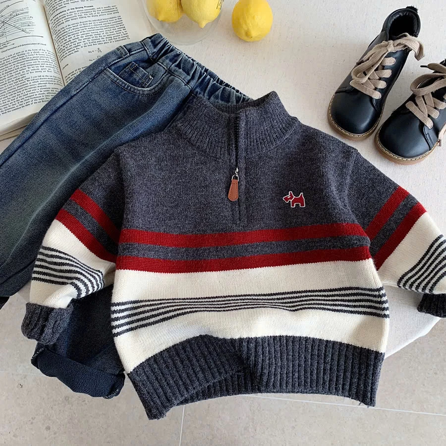 ÁO LEN KẺ NGÀNG DIỆN TẾT