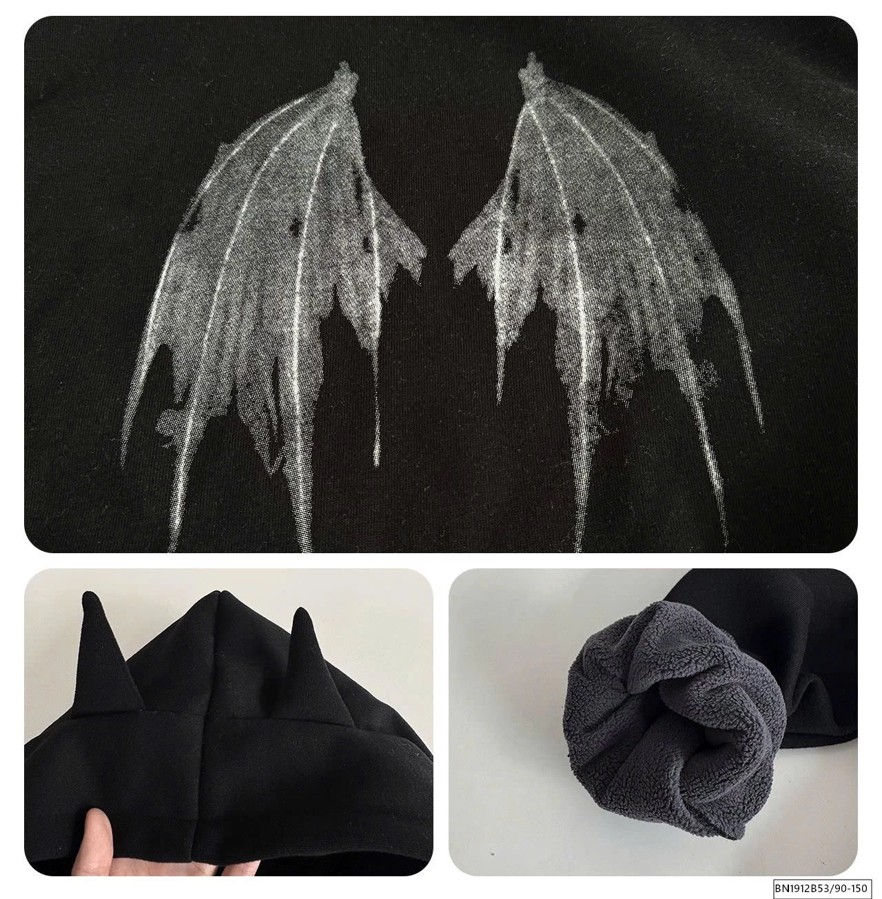 ÁO HOODIE BATMAN LÓT LÔNG CỪU