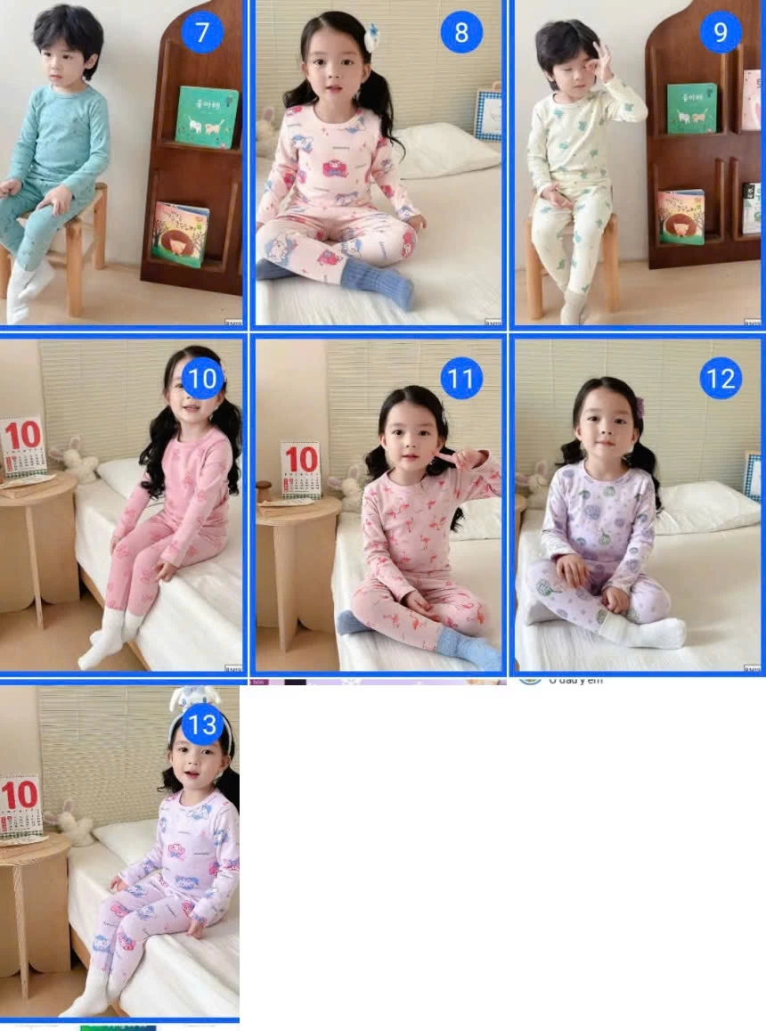 BỘ COTTON MẶC NHÀ HỌA TIẾT