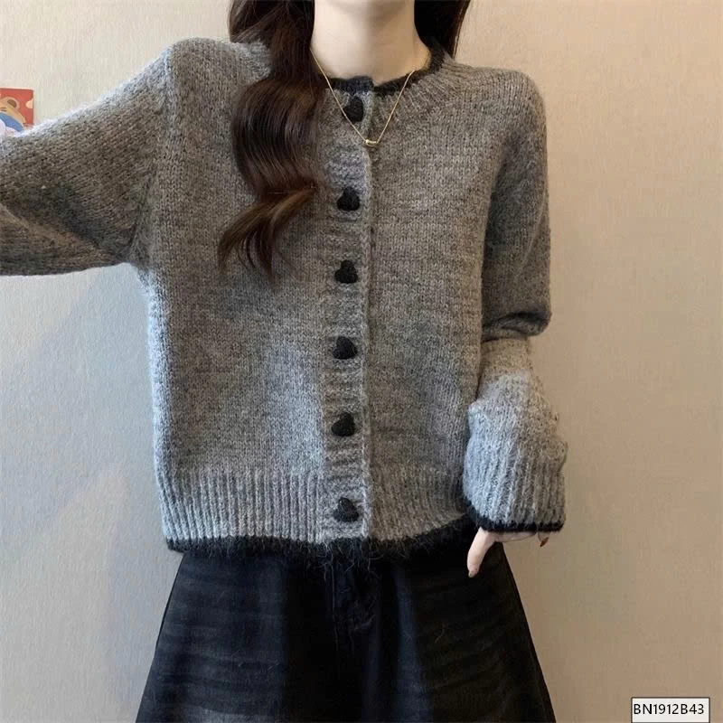 ÁO LEN CÚC TRÁI TYM