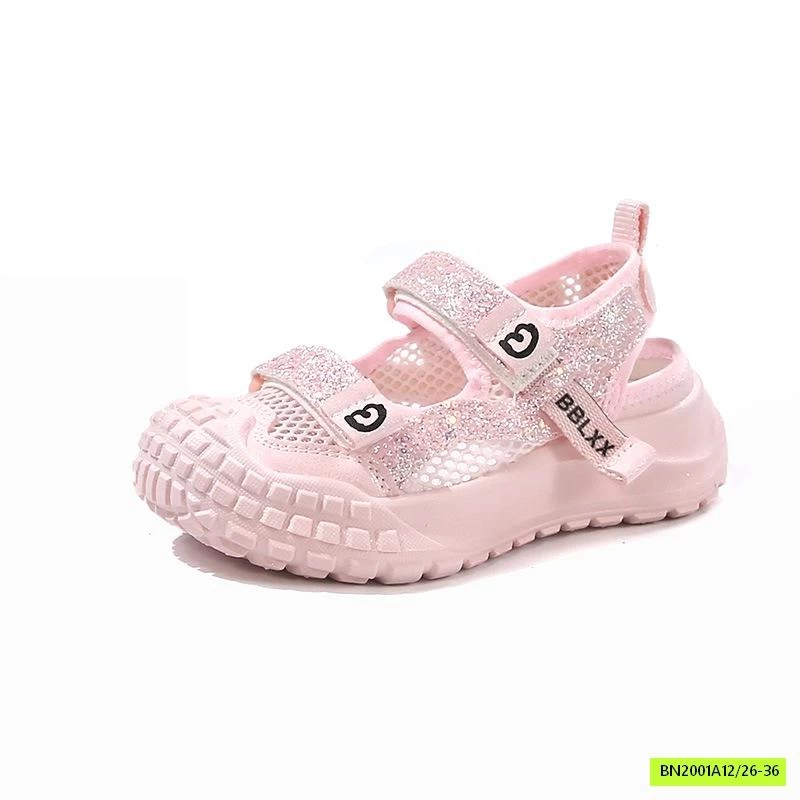 SANDAL LƯỚI ĐẾ ĐINH BLING BÉ GÁI
