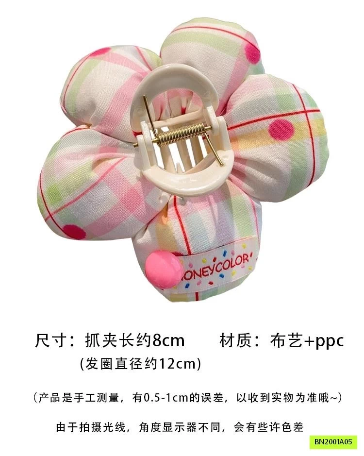 SÉT 4 KẸP TÓC HOA CHO BÉ