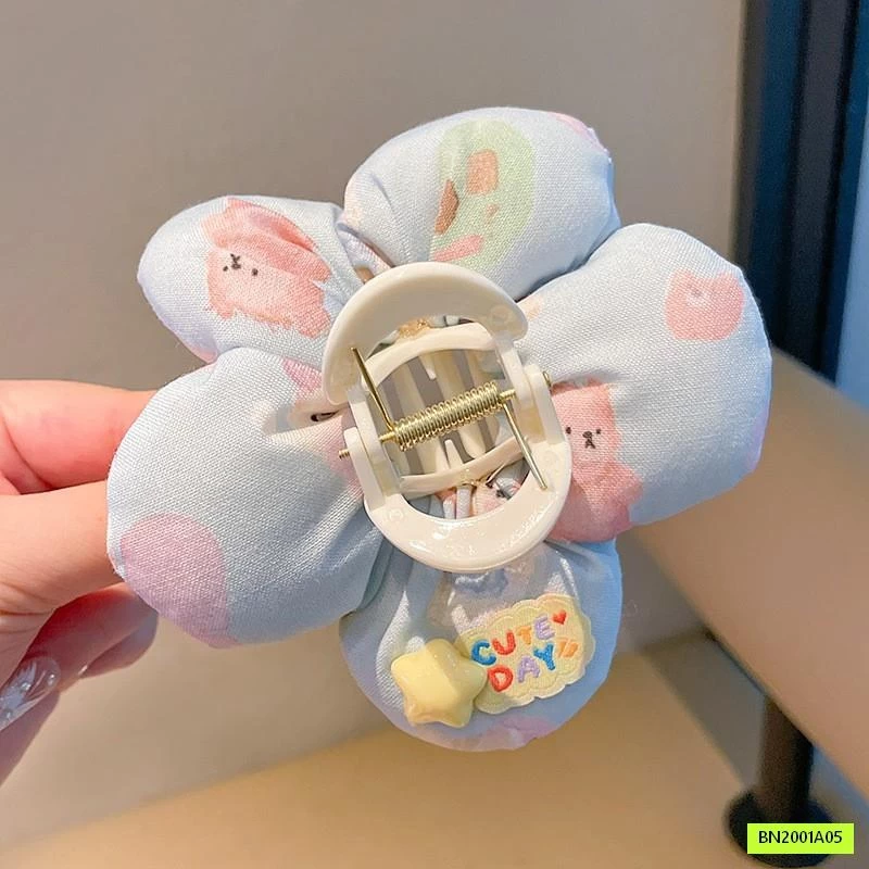 SÉT 4 KẸP TÓC HOA CHO BÉ