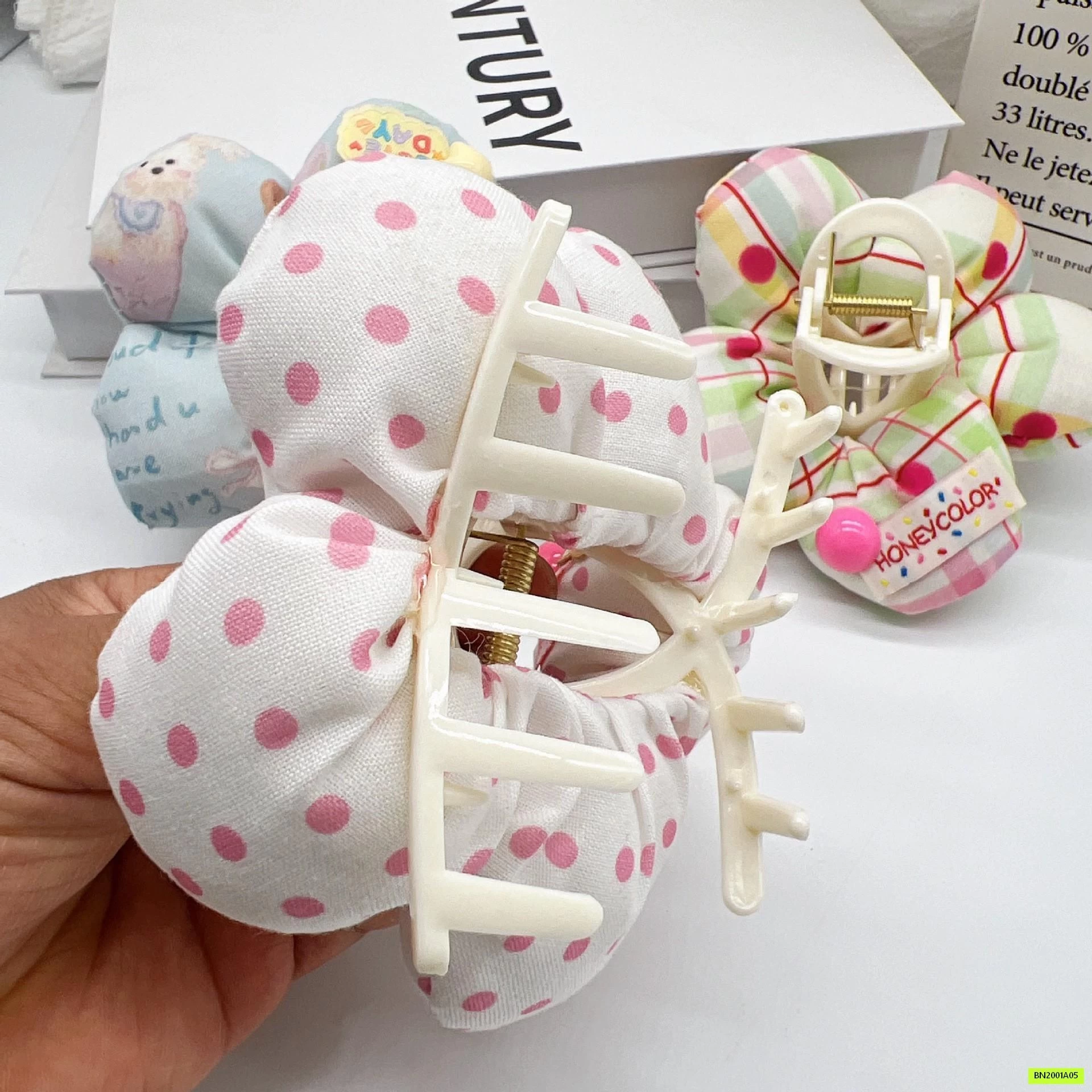 SÉT 4 KẸP TÓC HOA CHO BÉ