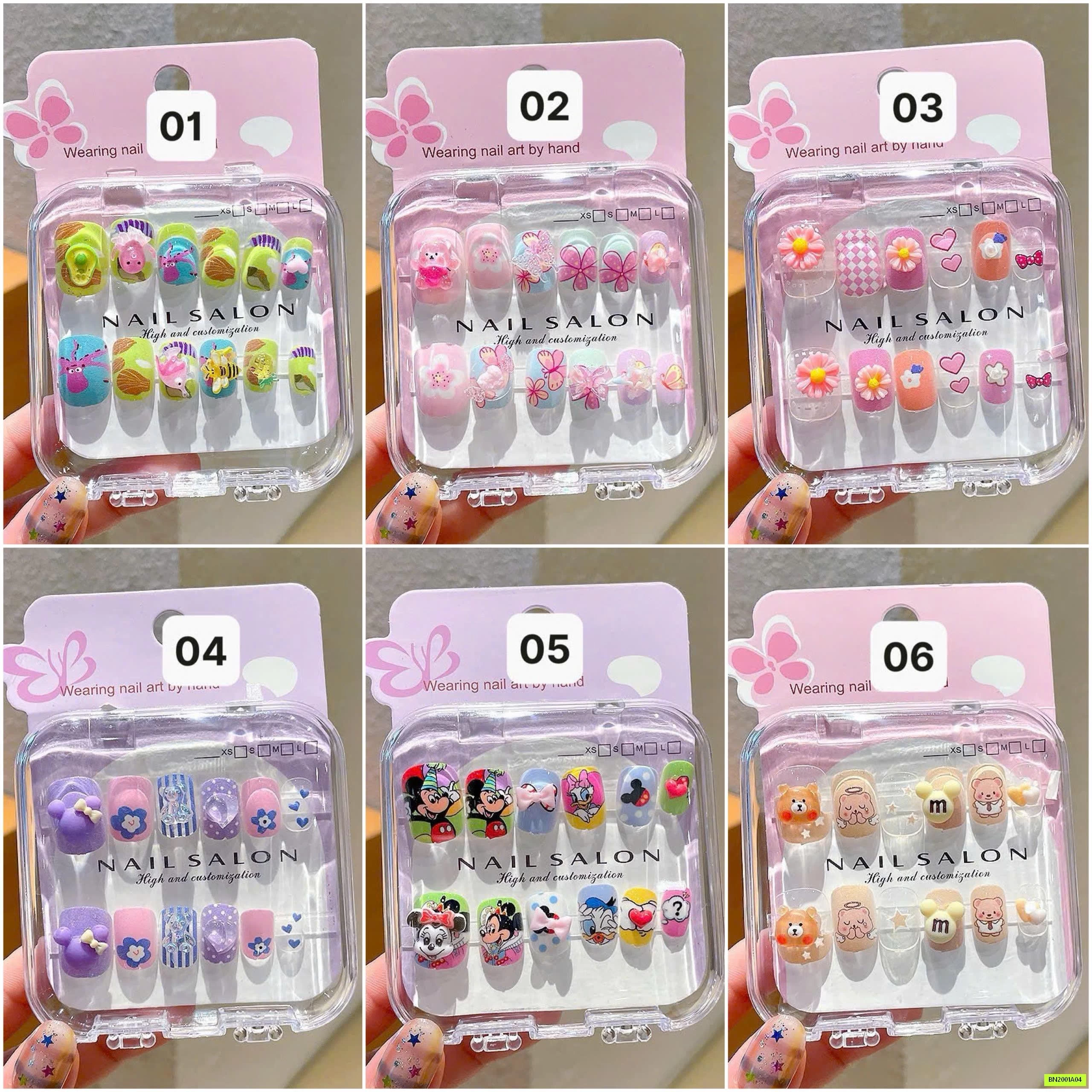 SÉT DÁN MÓNG TAY KUTEEEE