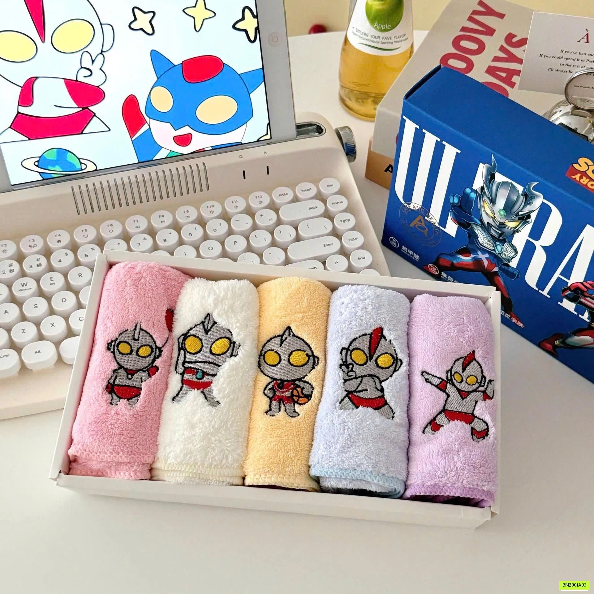 SÉT 5 KHĂN MẶT SIÊU MỀM CHO BÉ