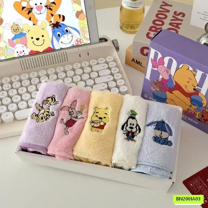 SÉT 5 KHĂN MẶT SIÊU MỀM CHO BÉ