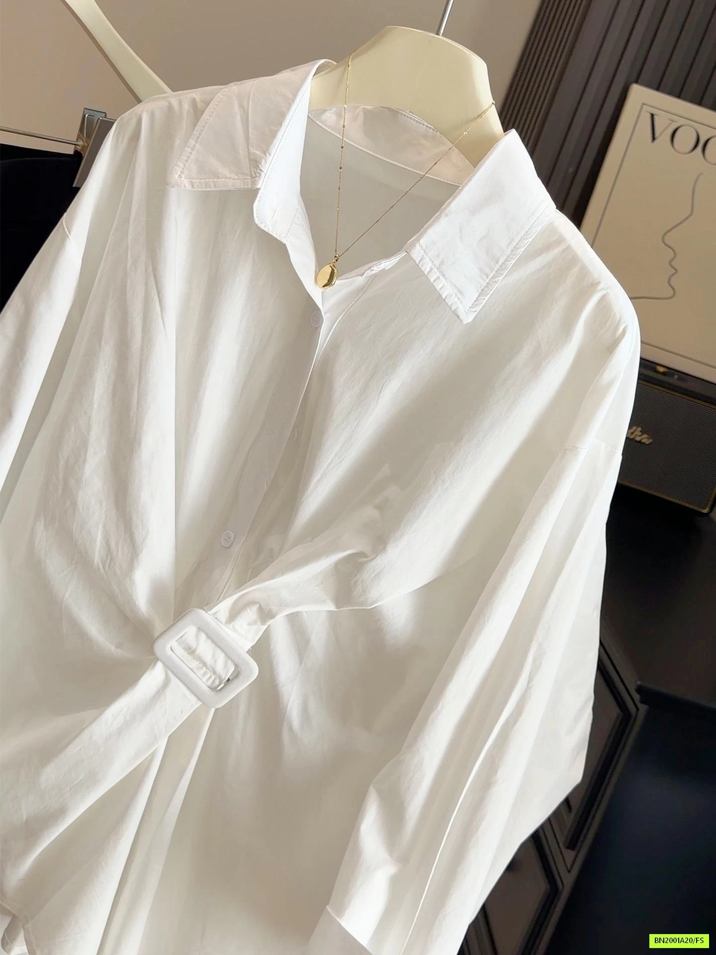 SƠ MI GIẢ THẮT LƯNG ANNA