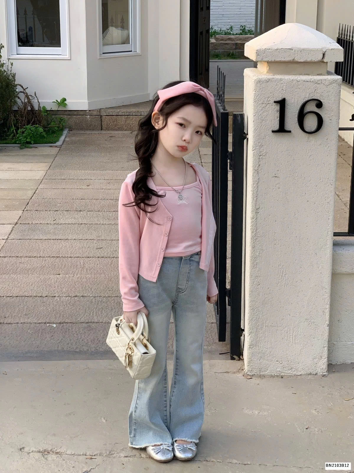 SÉT ÁO HỒNG MIX QUẦN JEAN SKINNY