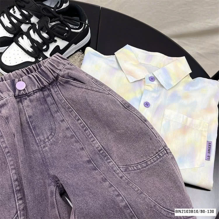 QUẦN JEAN TONE MÀU TÍM CÁ TÍNH