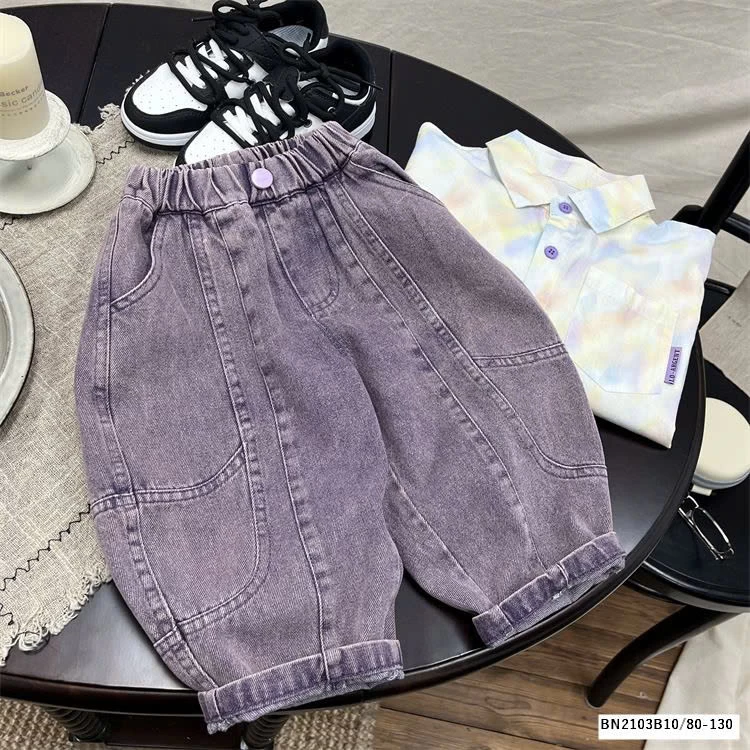 QUẦN JEAN TONE MÀU TÍM CÁ TÍNH