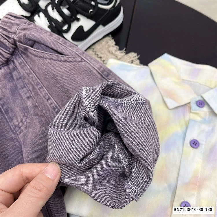 QUẦN JEAN TONE MÀU TÍM CÁ TÍNH