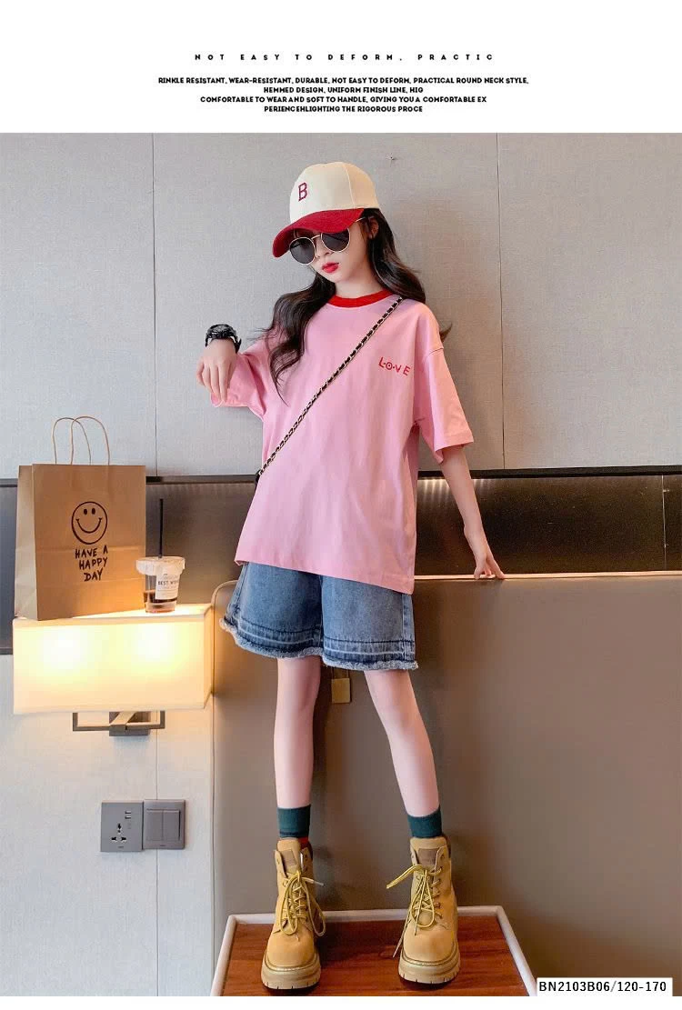 SÉT ÁO THUN TRƠN MIX QUẦN SHORT JEAN SZ ĐẠI