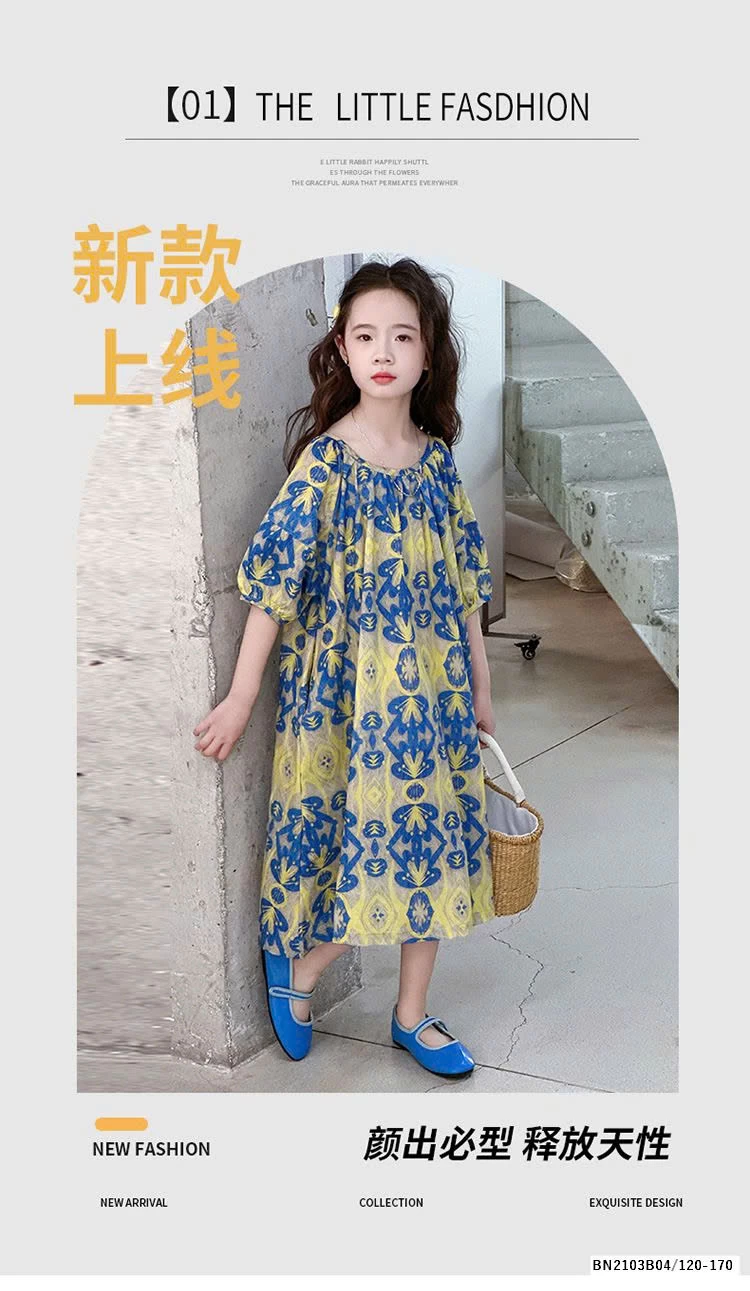 VÁY HOA DÁNG DÀI HỌA TIẾT SZ ĐẠI